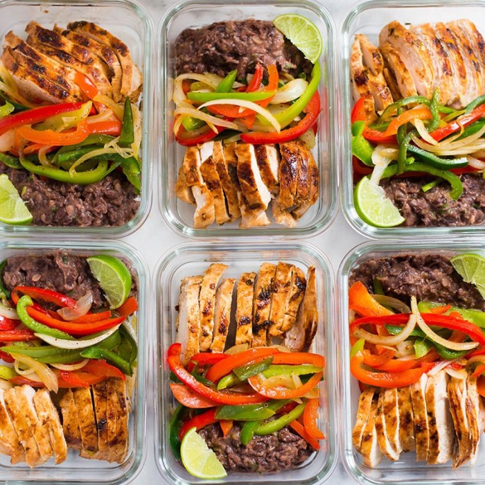 Healthy meal prep